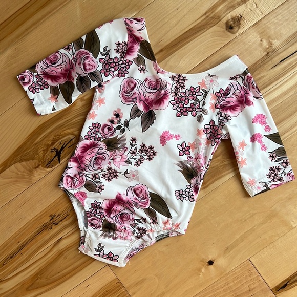Other - Baby girl floral leotard/bodysuit 12 month